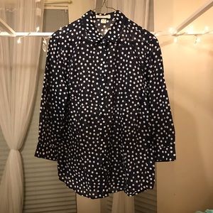 Polka dot blouse